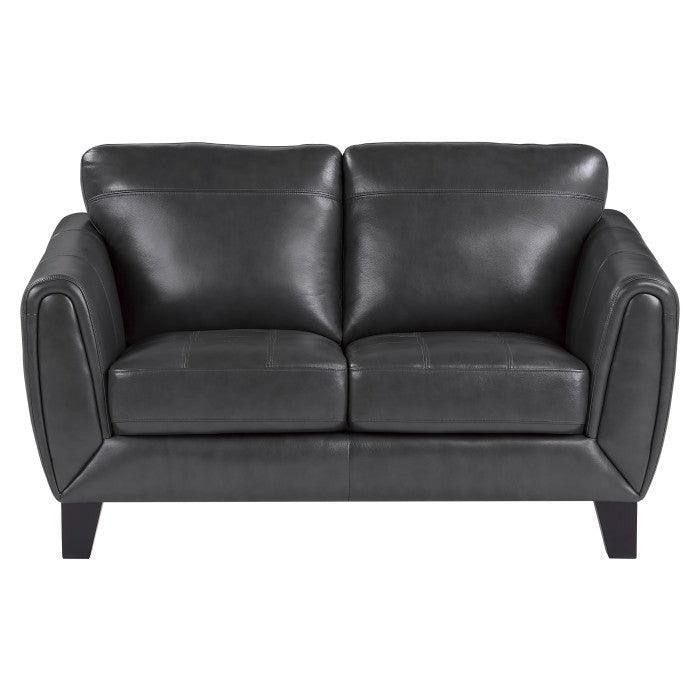 Spivey Love Seat In Dark Gray 9460Dg-2 | Homelegance