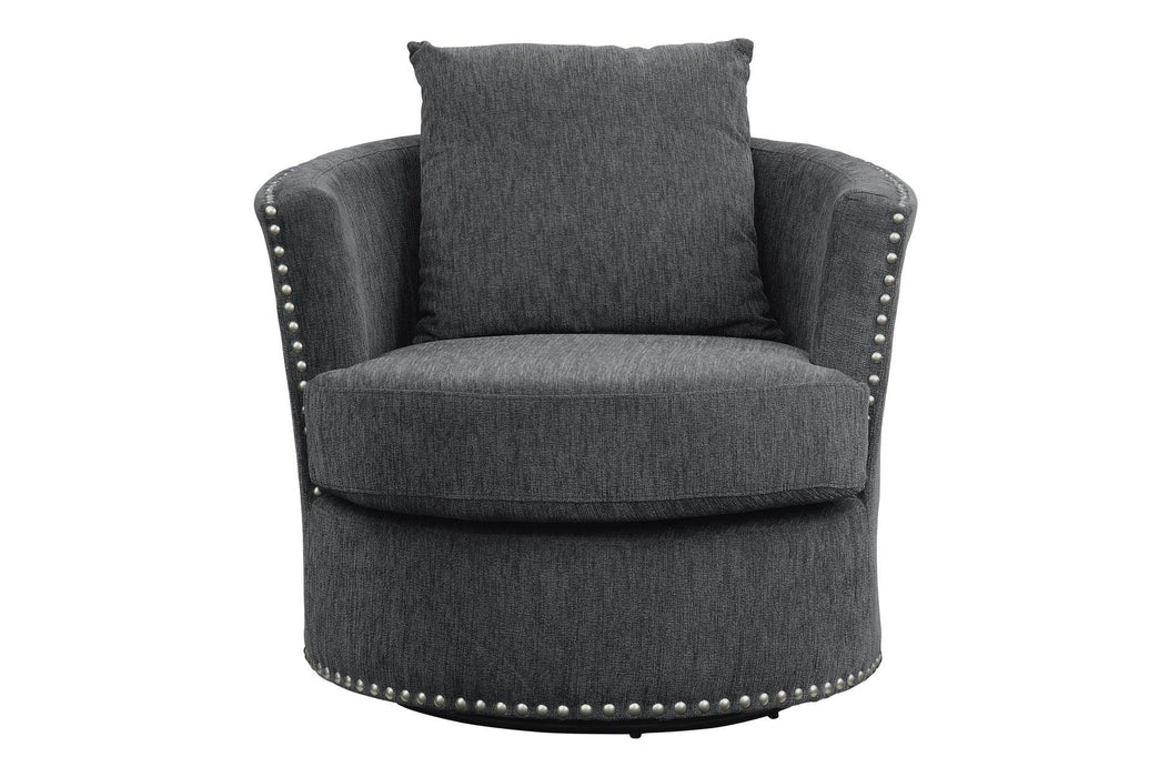 Morelia 3 Piece Living Room Set In Charcoal 9468Cc | Homelegance