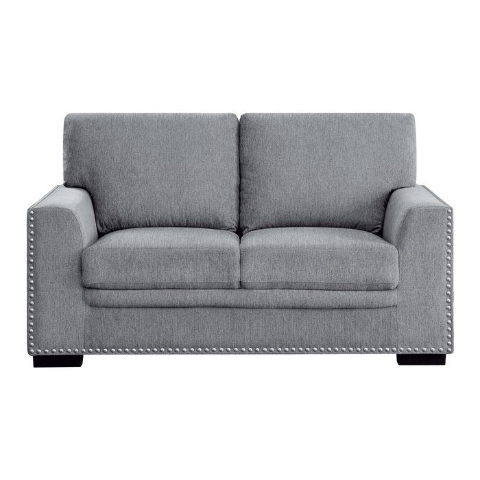 Morelia Love Seat In Gray 9468Dg-2 | Homelegance