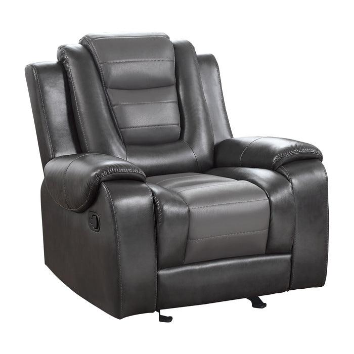 Briscoe Glider Reclining Chair In Dark Gray 9470Gy-1 | Homelegance