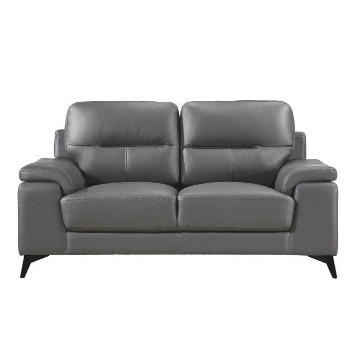 Mischa Love Seat In Dark Gray 9514Dgy-2 | Homelegance