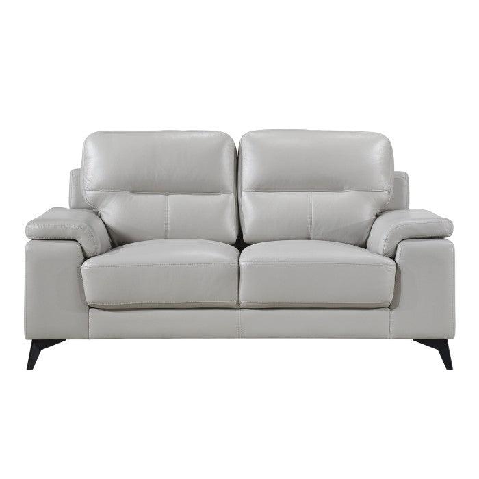 Mischa Love Seat In Silver Gray 9514Sve-2 | Homelegance