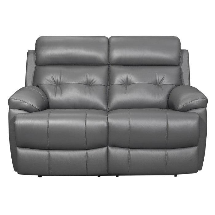 Lambent Double Reclining Love Seat In Dark Gray 9529Dgy-2 | Homelegance