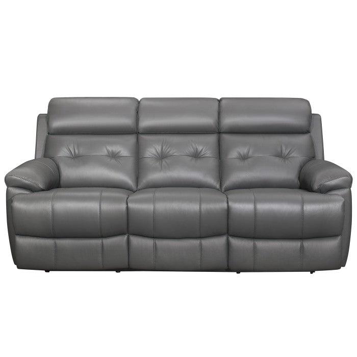 Lambent Double Reclining Sofa In Dark Gray 9529Dgy-3 | Homelegance