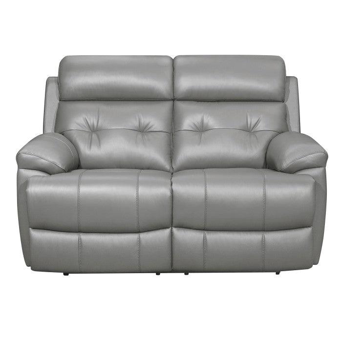 Lambent Double Reclining Love Seat In Gray 9529Gry-2 | Homelegance