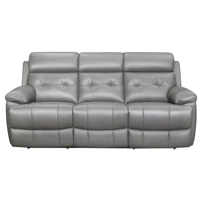 Lambent Double Reclining Sofa In Gray 9529Gry-3 | Homelegance