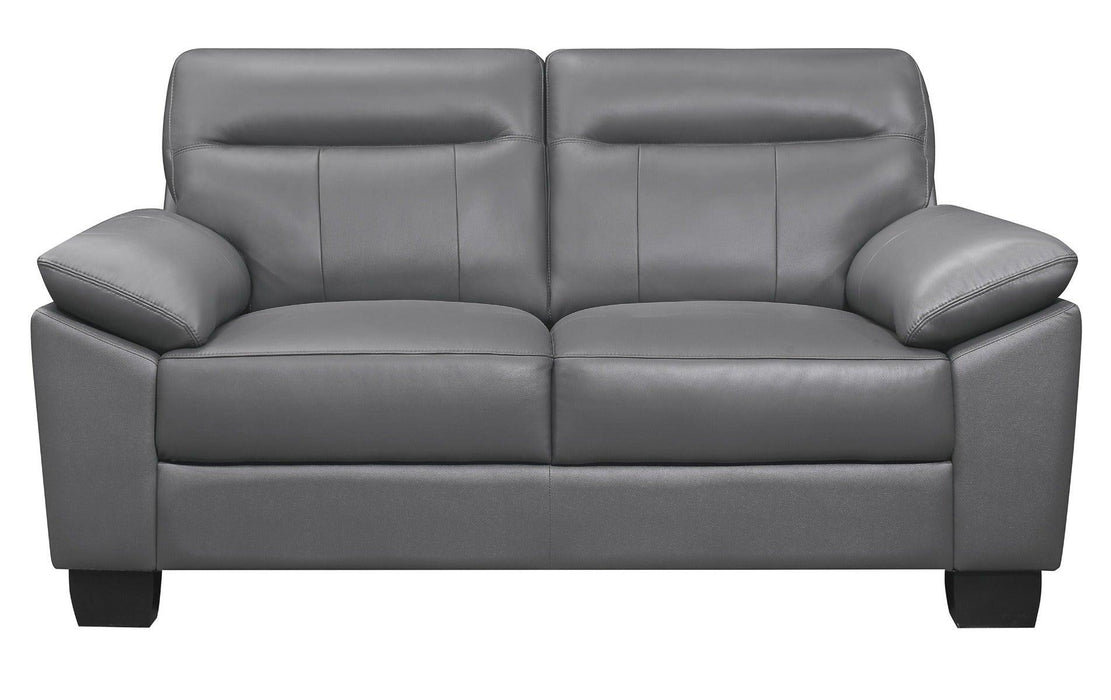 Denizen Love Seat In Dark Gray 9537Dgy-2 | Homelegance