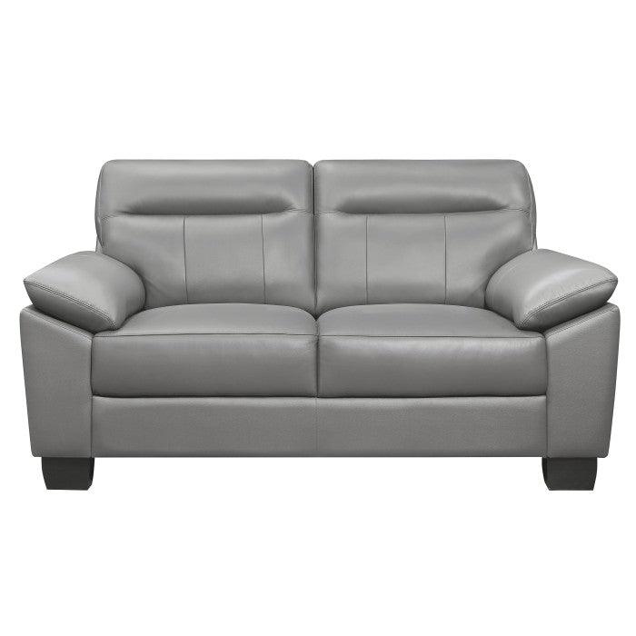 Denizen Love Seat In Gray 9537Gry-2 | Homelegance