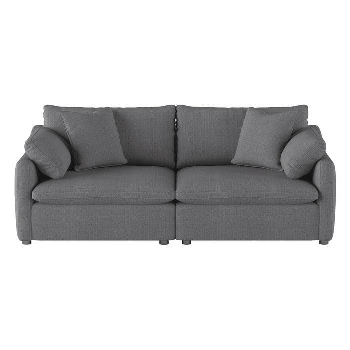 Howerton Love Seat In Gray 9544Gy-2* | Homelegance