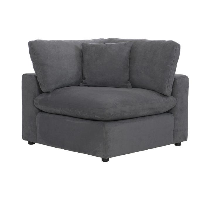 Guthrie 4-Piece Modular Sectional With Ottoman In Gray 9546Gy*4Ot | Homelegance