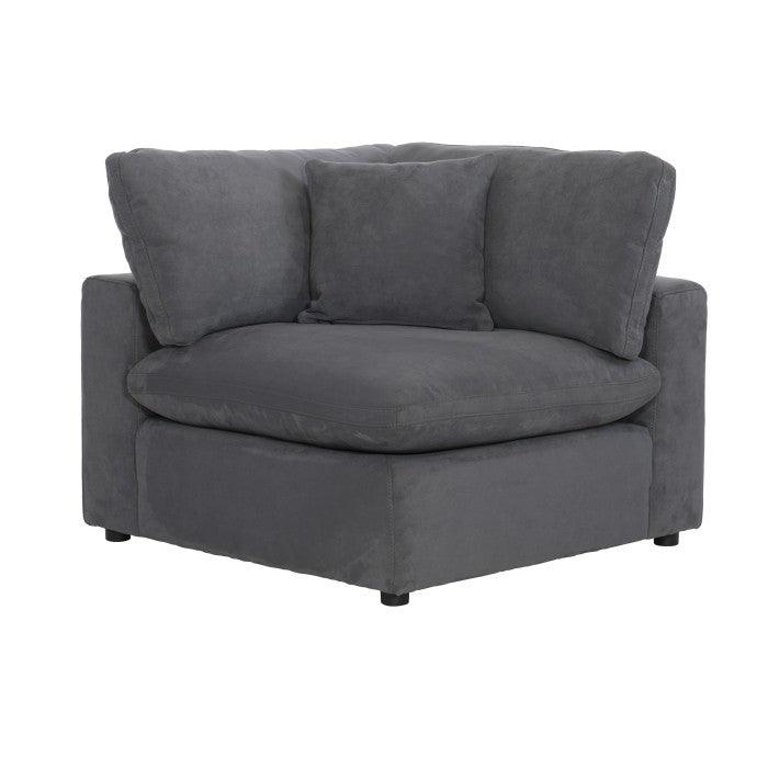Guthrie 5-Piece Modular Sectional With Ottoman In Gray 9546Gy*5Ot | Homelegance