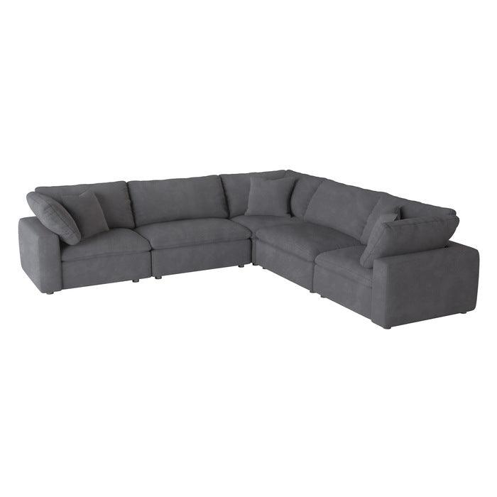 Guthrie 5-Piece Modular Sectional In Gray 9546Gy*5Sc | Homelegance