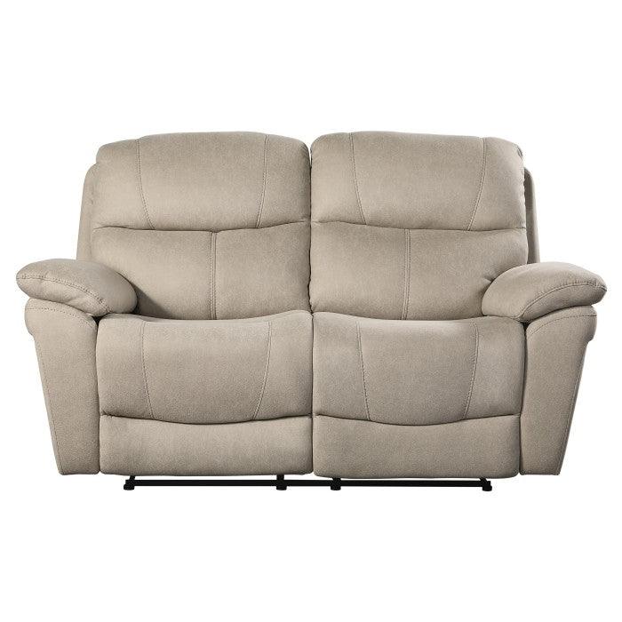 Longvale Double Reclining Love Seat In Tan 9580Tn-2 | Homelegance