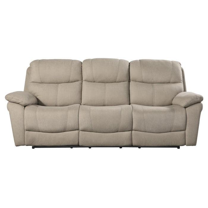Longvale Power Double Reclining Sofa With Power Headrests In Tan 9580Tn-3Pwh | Homelegance