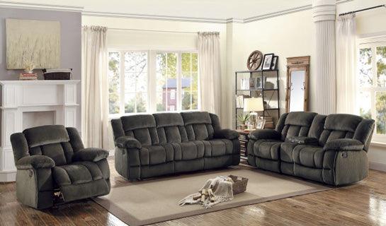 Laurelton Chocolate 3 Piece Living Room Set 9636-3-2-1 | Homelegance