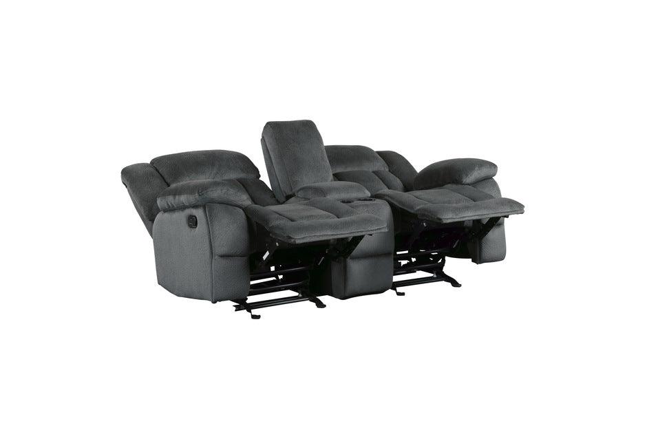 Laurelton Charcoal Double Reclining Sofa 9636Cc-3 | Homelegance