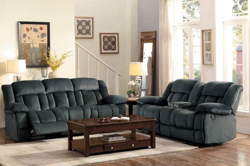 Laurelton Charcoal 2 Piece Sofa Set 9636Cc-3-2 | Homelegance