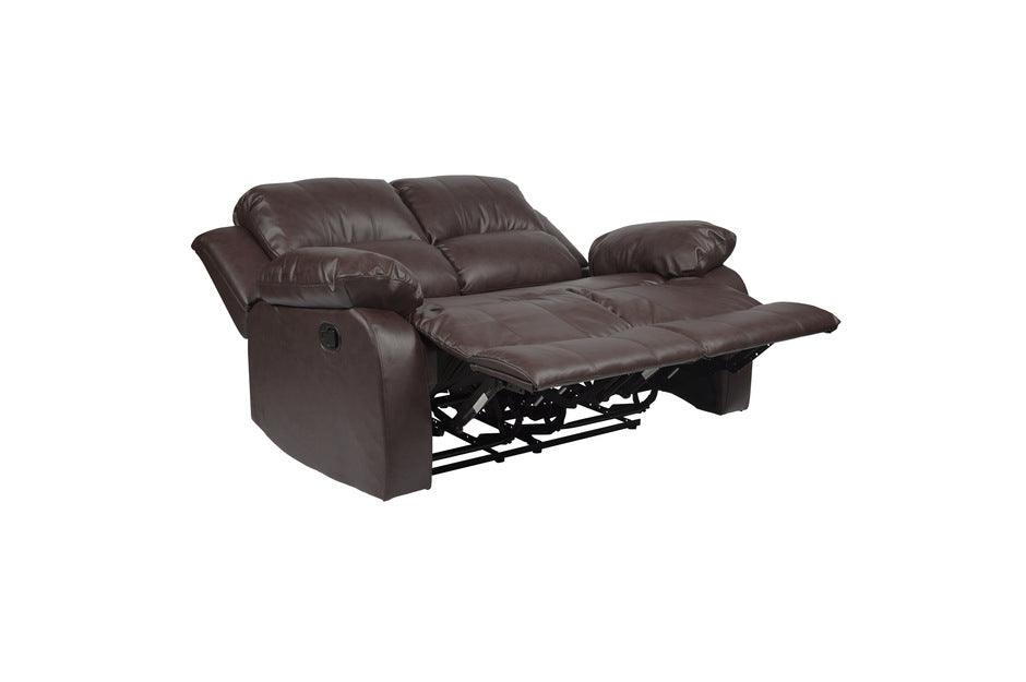 Granley Brown Double Reclining Love Seat 9700Brw-2 | Homelegance