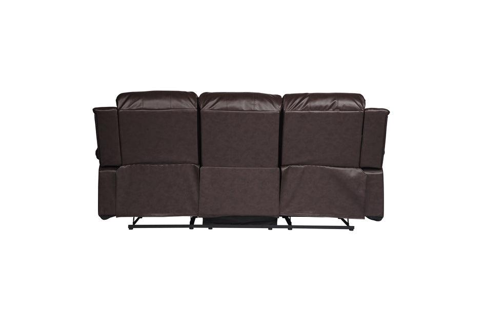 Granley Brown Double Reclining Sofa 9700Brw-3 | Homelegance