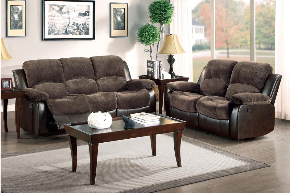 Granley Double Reclining Loveseat 9700Fcp-2 | Homelegance
