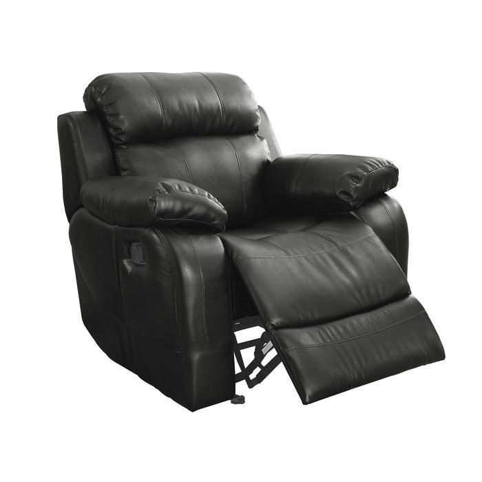 Marille Black Glider Reclining Chair 9724Blk-1 | Homelegance