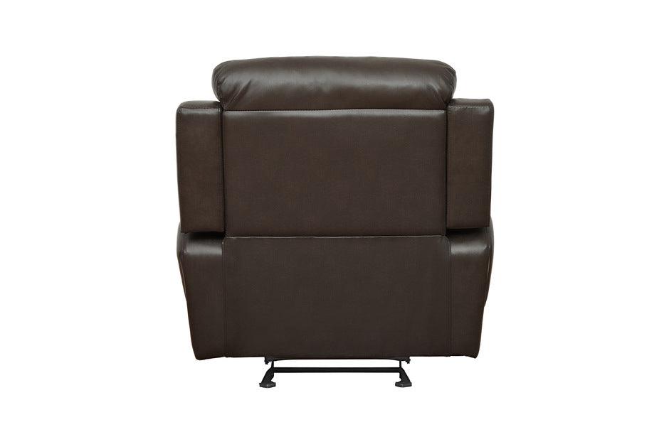 Marille Dark Brown Glider Reclining Chair 9724Brw-1 | Homelegance