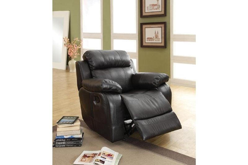 Marille Black Glider Reclining Chair 9724Blk-1 | Homelegance