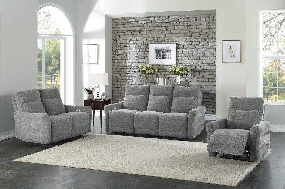 Edition Power Double Lay Flat Reclining Sofa With Power Headrests 9804Dv-3Pwh | Homelegance