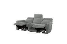 Edition 3 Piece Power Double Lay Flat Reclining Living Room Set 9804Dv-3Pwh-3Set | Homelegance