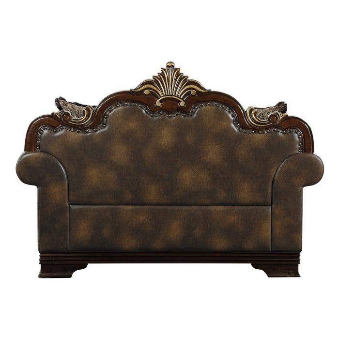 Croydon Brown Love Seat 9815-2 | Homelegance
