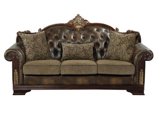 Croydon Brown Sofa 9815-3 | Homelegance