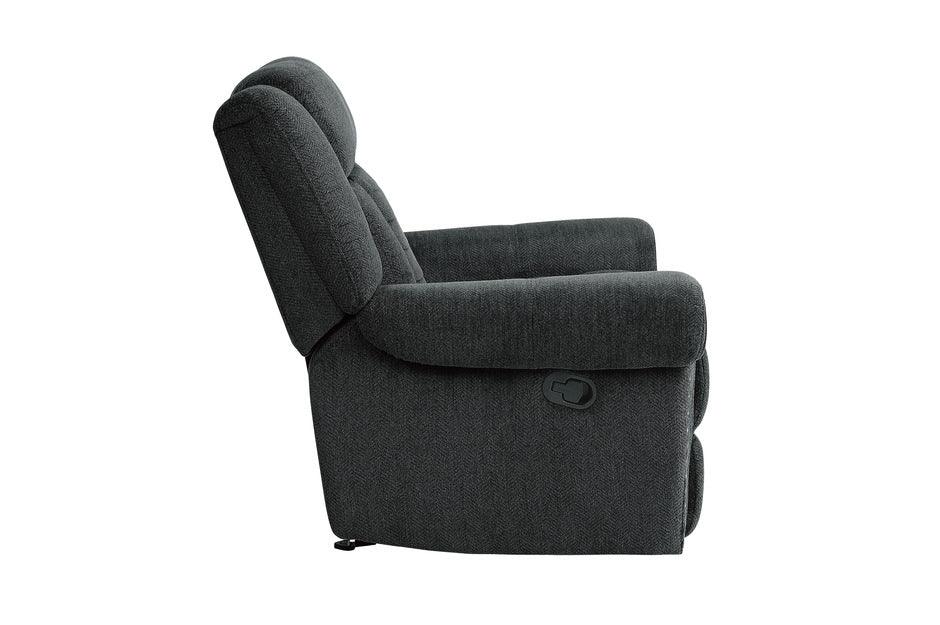 Nutmeg Charcoal Glider Reclining Chair 9901Cc-1 | Homelegance
