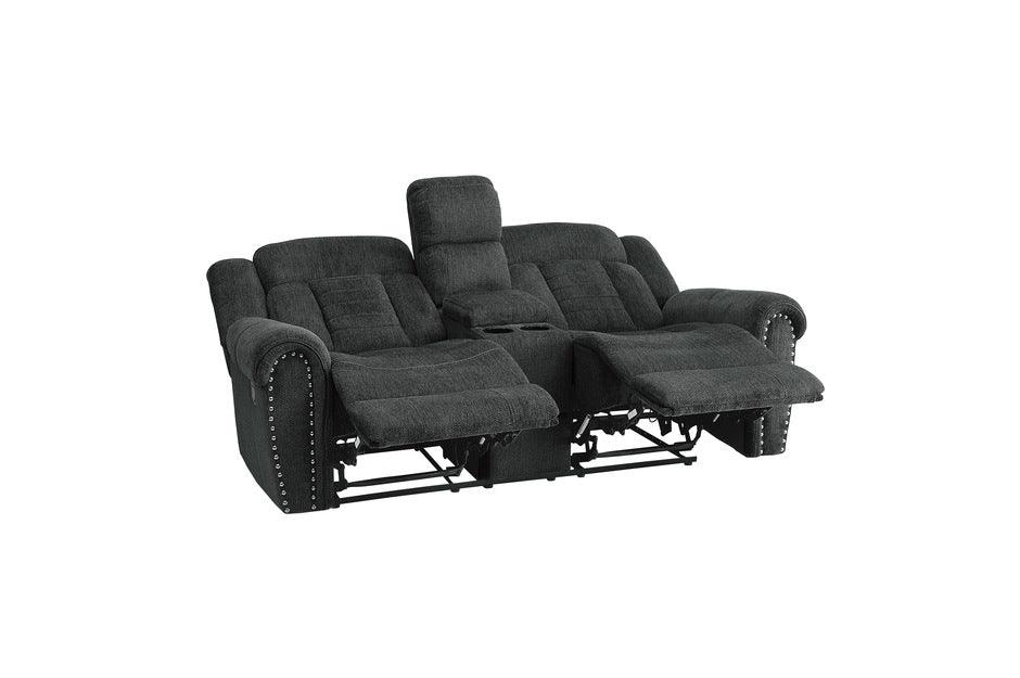 Nutmeg Charcoal 2 Piece Sofa Set 9901Cc-3-2 | Homelegance