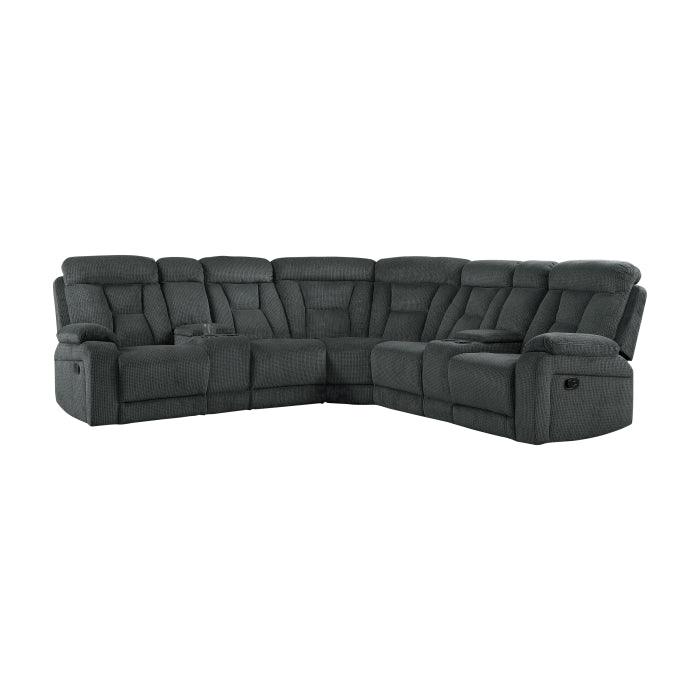 Rosnay Gray 3 Piece Sectional 9914-Sc | Homelegance