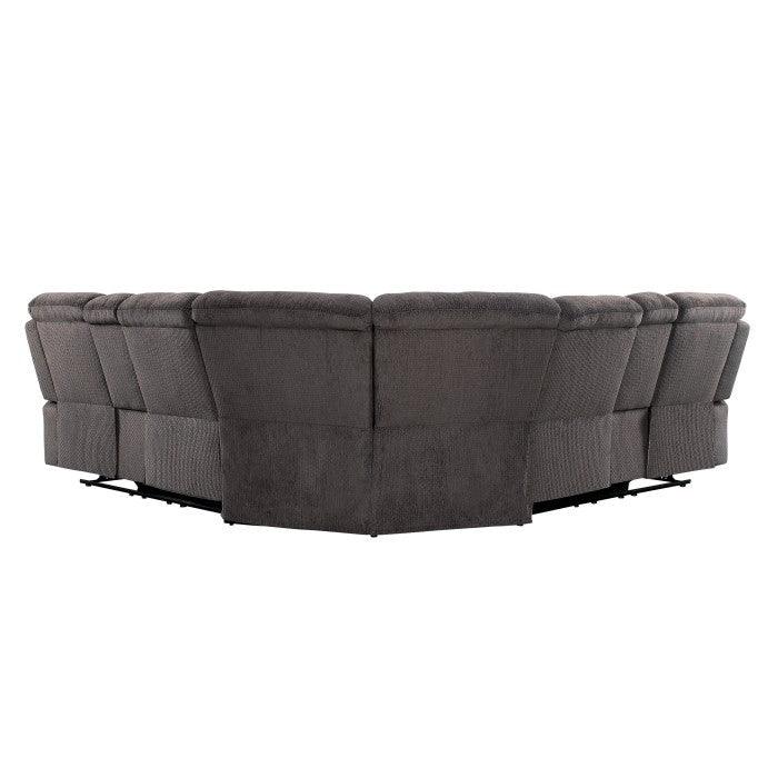 Rosnay Chocolate 3 Piece Sectional 9914Ch-Sc | Homelegance