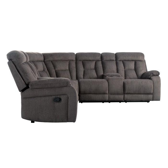 Rosnay Chocolate 3 Piece Sectional 9914Ch-Sc | Homelegance