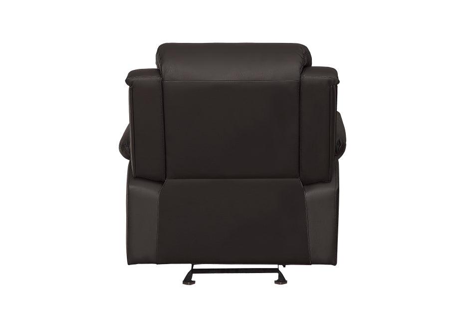 Clarkdale Dark Brown Glider Reclining Chair 9928Dbr-1 | Homelegance