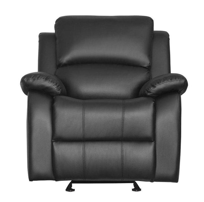 Clarkdale Black Glider Reclining Chair 9928Blk-1 | Homelegance
