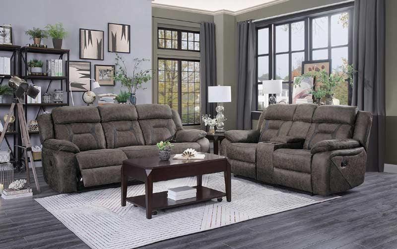 Madrona 2 Piece Double Reclining Sofa Set 9989Db-3-2Set | Homelegance