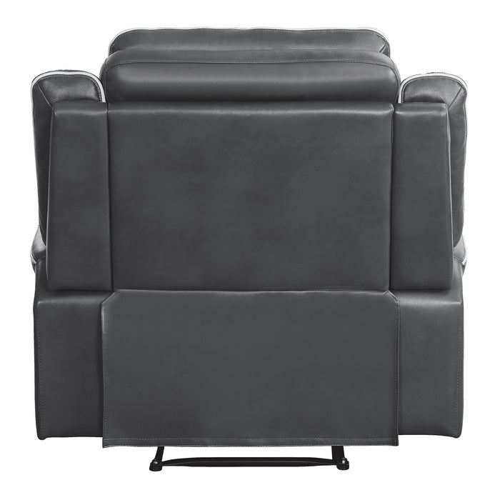 Darwan Lay Flat Reclining Chair In Dark Grey 9999Dg-1 | Homelegance