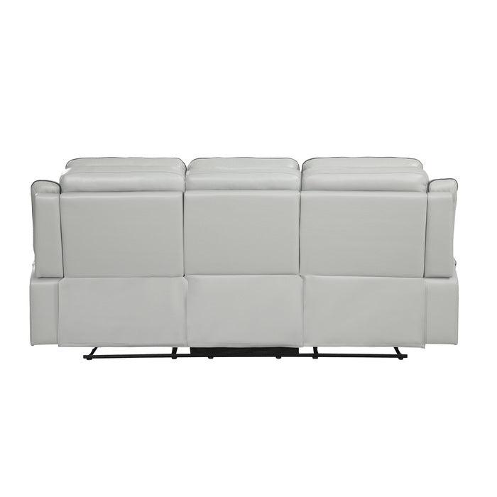 Darwan Double Lay Flat Reclining Sofa In Light Grey 9999Gy-3 | Homelegance