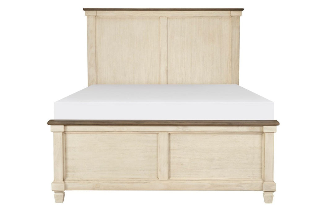 Weaver 5 Piece Queen Bedroom Set In Antique White 1626-1-5Set | Homelegance