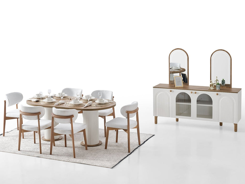 Bohem 6 Person Dining Room Set