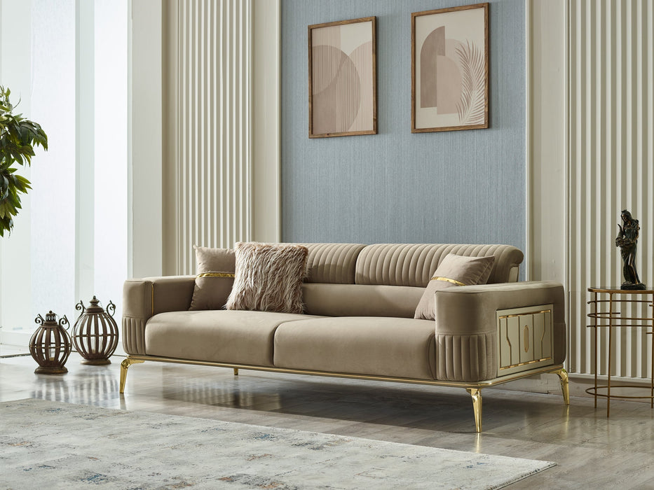 Armoni 90" Wide Square Arm Extendable Sofa