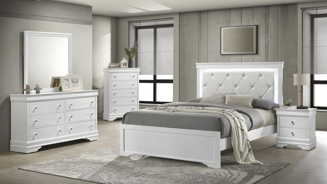Blaze Bedroom Set Collection In White
