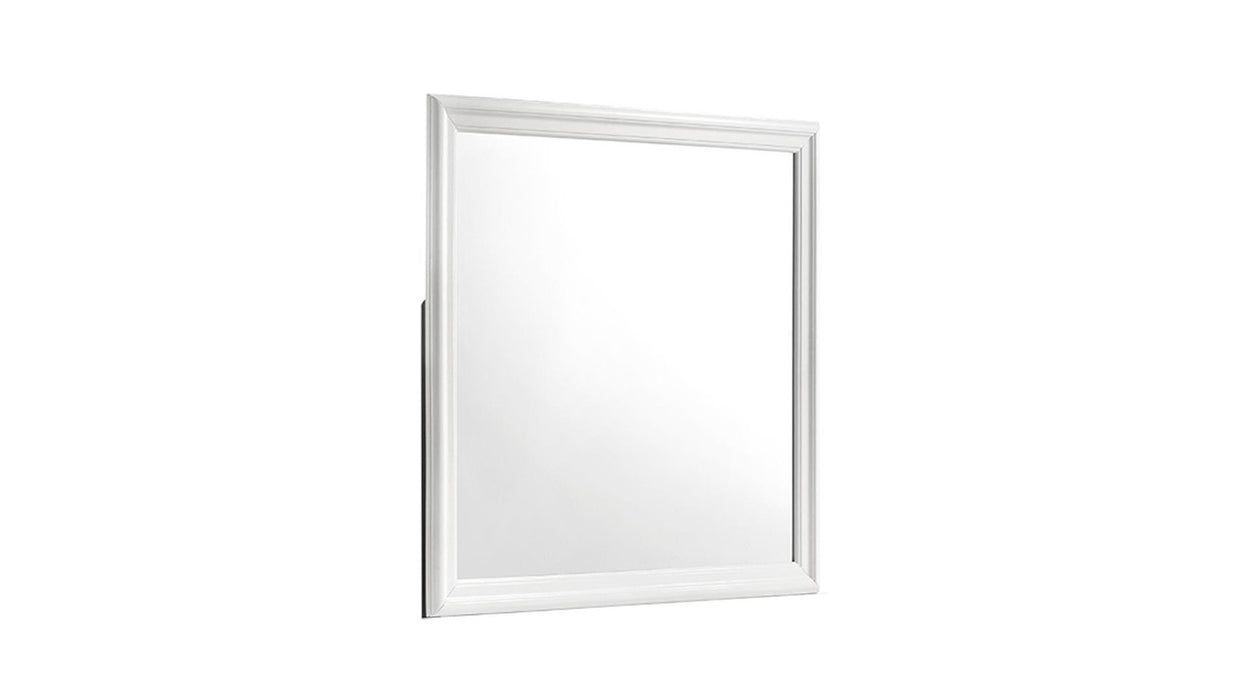 Blaze Contemporary Wood Mirror