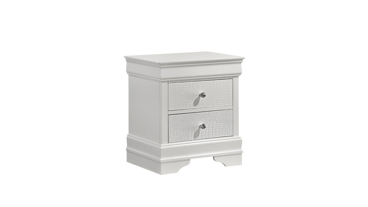 Blaze 2-Drawer Wood Veneer Nightstand