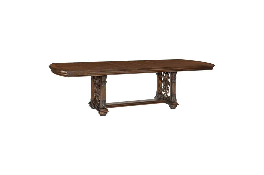 Bergen Dining Room Set In Dark Oak | Homelegance