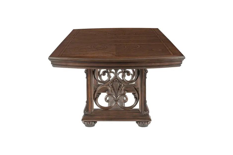 Bergen Dining Room Set In Dark Oak | Homelegance