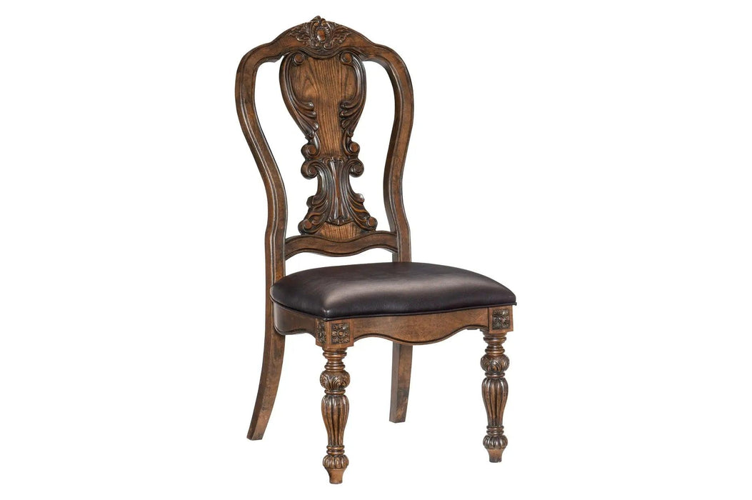 Bergen Dining Room Set In Dark Oak | Homelegance